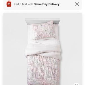 confetti print full/queen comforter